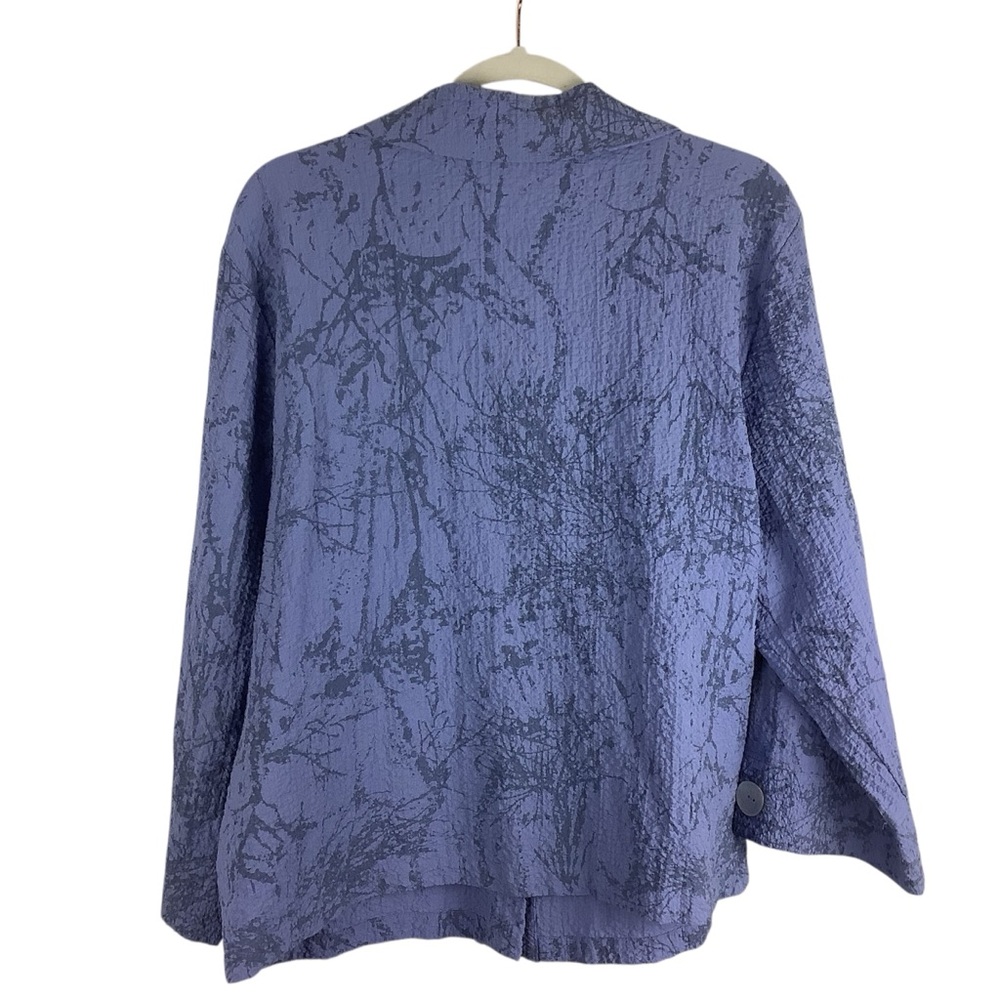 Habitat Periwnkle Blue Blouse with Mother of Pearl Buttons - Picture 2 of 5